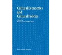 Cultural Economics And Cultural Policies