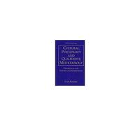 Cultural Psychology And Qualitative Methodology