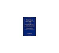 Cultural Psychology And Qualitative Methodology