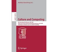 Culture And Computing