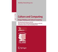 Culture And Computing. Design Thinking And Cultural Computing