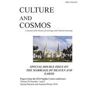 Culture And Cosmos Vol 20 1 And 2