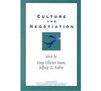 Culture and Negotiation Guy Olivier Faure (Auteur)