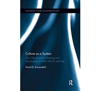 Culture As a System: How We Know the Meaning and Significance of What We Do and Say