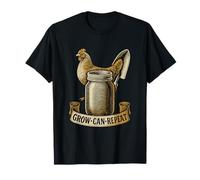 Culture Can Repeat Vintage Homesteader Icône Art Rustique T-Shirt