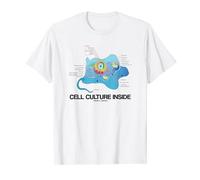 Culture cellulaire à l'intérieur de l'humour de biologie des cellules eucaryotiques T-Shirt