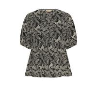 CULTURE Chemisier beige / noir, Taille XL