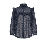 CULTURE Chemisier 'CUAlita' bleu nuit / blanc, Taille M