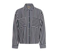 CULTURE Chemisier 'CUantomine' bleu nuit / rose / blanc, Taille L