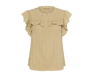 CULTURE Chemisier 'CUelora' beige, Taille M
