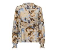 CULTURE Chemisier 'CUHizzy Greece' bleu clair / cappuccino / brun foncé, Taille XL