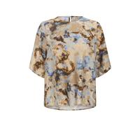 CULTURE Chemisier 'CUhizzy Greece' bleu clair / marron / noisette, Taille XS