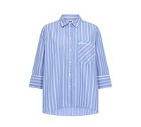 CULTURE Chemisier 'CUPetra' bleu ciel / blanc, Taille XXL