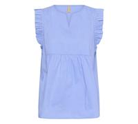 CULTURE Chemisier 'Veda Ebony' bleu / bleu clair, Taille XL