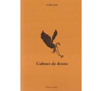 Culture de droite - Furio Jesi - La Tempete Editions - broché - Essai