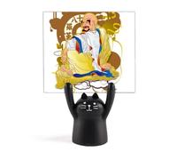 Culture Dix-huit Arhats Pattern Illustration Memo Holder Cartoon Black Cat Stand Decoration