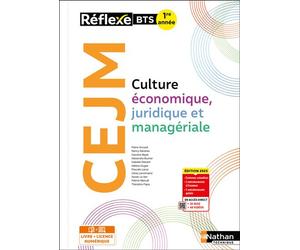 Culture économique, juridique et managériale - BTS 1re année - Coll. Réflexe - Éd. 2025 - Livre + licence - Pierre Arcuset - Nathan Technique - Livre CD-ROM - Scolaire / Universitaire CD