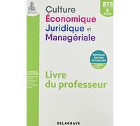 Culture économique, juridique et managériale (CEJM) 2e année BTS (2021) - Pochette - Livre du professeur