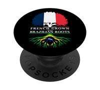 Culture française avec racines brésiliennes PopSockets PopGrip Adhésif