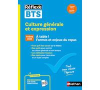 Culture générale et expression, Thème 2025 " À table ! Formes et enjeux du repas " - BTS - Guide Réflexe (98)