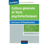 Culture Générale Et Tests Psychotechniques Au Concours Orthophonie