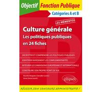 Culture générale: Les politiques publiques en 24 fiches