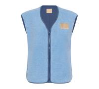 CULTURE Gilet 'CUCatina' bleu roi / bleu clair, Taille S
