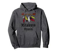 Culture Indienne Mitakuye Oyasin - Chef Sioux Oglala Lakota Sweat à Capuche