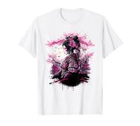Culture japonaise Samouraï Geisha Sakura Cherry Blossom T-Shirt