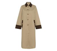 CULTURE Manteau mi-saison 'CUSasha' sable / brun foncé, Taille XXL