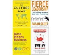 Culture Map, Fierce Leadership, 24 Assets & [Hardcover] Twelve and a Half 4 Books Collection Set