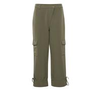 CULTURE Pantalon cargo 'Muna' olive, Taille 42
