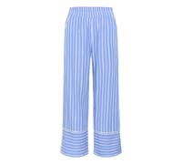 CULTURE Pantalon 'Petra ' bleu clair / blanc, Taille 38