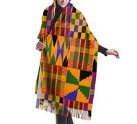 Culture Populaire Traditionnelle Tribale Africaine Foulards Doux Echarpe Cadeau Quotidien Étole Châle De Femme Élégant Chaud Châle
