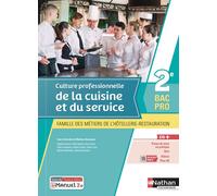 Culture professionnelle de la cuisine et du service - 2e Bac pro MHR - livre + licence élève 2021 - Mathieu Simonneau - Nathan Technique - Livre CD-ROM - Scolaire / Universitaire CD