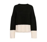 CULTURE Pull-over beige / noir, Taille M-L