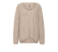 CULTURE Pull-over 'CU Brava' beige chiné, Taille M-L