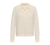 CULTURE Pull-over 'CUAmera Julietta' bleu / jaune clair, Taille L