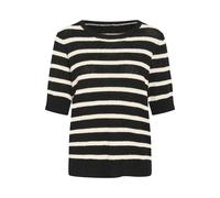 CULTURE Pull-over 'CUMesa Ursula' noir / blanc, Taille XS