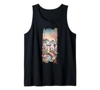 Culture Pure du Japon en Vaporwave 80's 90's Fleur Cerisier Débardeur