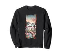 Culture Pure du Japon en Vaporwave 80's 90's Fleur Cerisier Sweatshirt