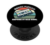 Culture rétro des années 1980, lecteurs de cassettes, musique rétro des années 80 PopSockets PopGrip Adhésif