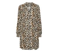 CULTURE Robe 'Atlas' noisette / noir / coquille d'oeuf, Taille 36