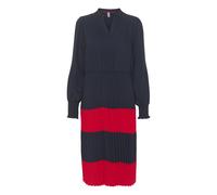 CULTURE Robe 'Betty' bleu marine / rouge, Taille 42