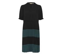 CULTURE Robe 'Betty' vert foncé / noir, Taille 42