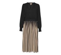 CULTURE Robe 'Carly' beige / noir, Taille 38