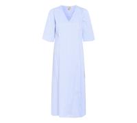 CULTURE Robe-chemise bleu clair / blanc, Taille 38