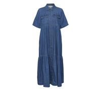 CULTURE Robe-chemise 'CUMona' bleu denim, Taille 40