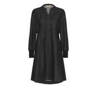CULTURE Robe-chemise noir denim, Taille 36