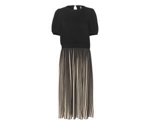 CULTURE Robe 'CUCarly' beige / noir, Taille 40